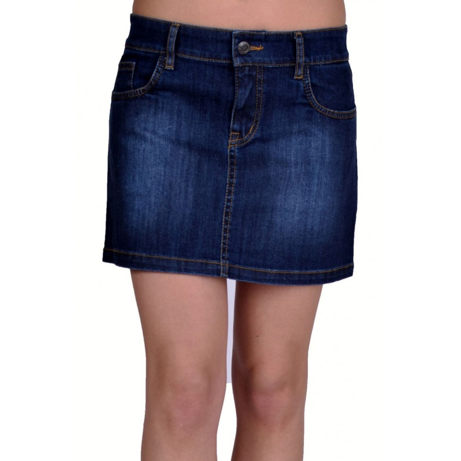 Short denim skirt 1407 made of denim